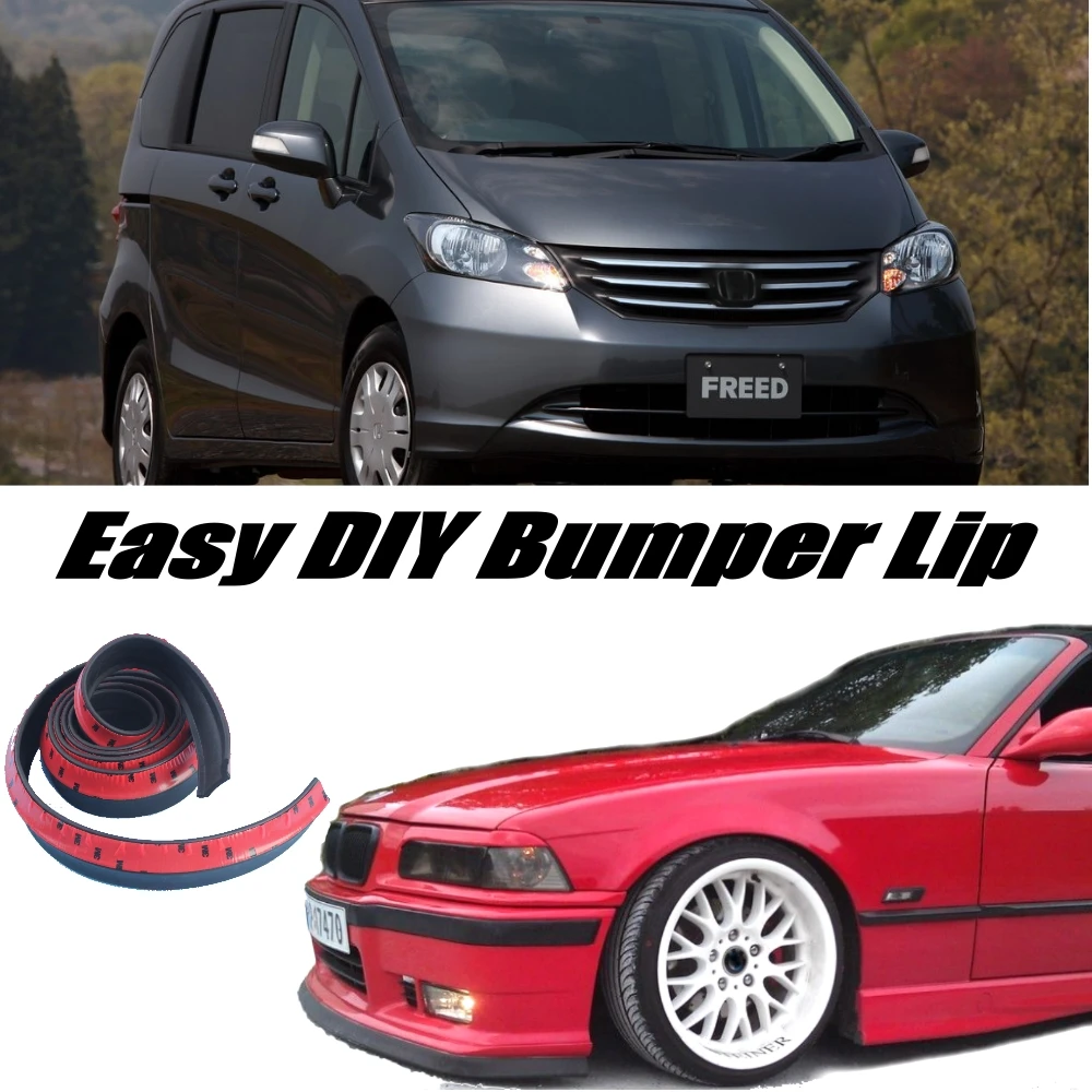 NOVOVISU Untuk HONDA Freed Bumper Lip Depan Spoiler Untuk Tuning NOVOVISU Untuk HONDA Freed Bumper Lip Depan Spoiler Untuk Tuning