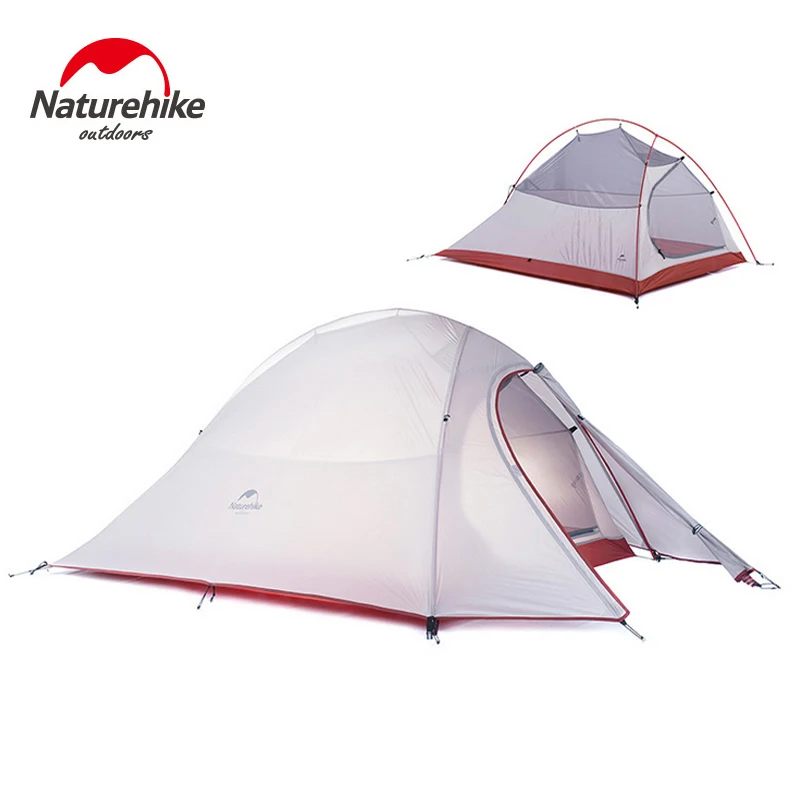 

Naturehike Cloud UP2 2 Person Tent Waterproof 20D Silicone Fabric Double-layer Camping Tent Lightweight Only 1.24kg NH