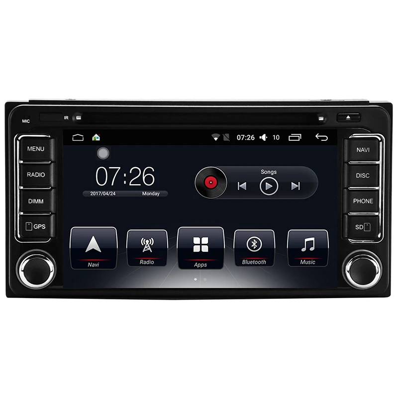 

6.2 Inch 2 Din Android 7.1 System Car DVD GPS Audio Radio Multimedia Player For Toyota 2006-2015 Universal