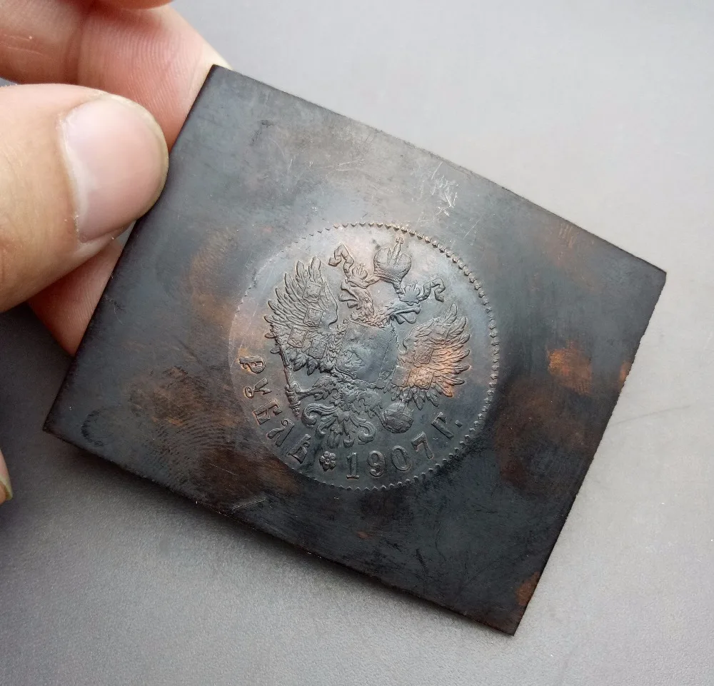 Россия 1907 г. копия монеты из красной меди Николая II|coin coins|coin copycoins russia |