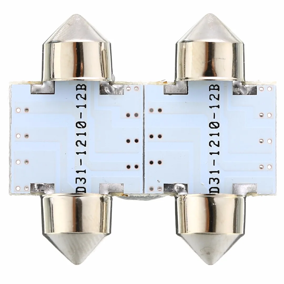 2x12V голубого ледяного цвета 31 мм Festoon купол автомобилей светильник 12 SMD