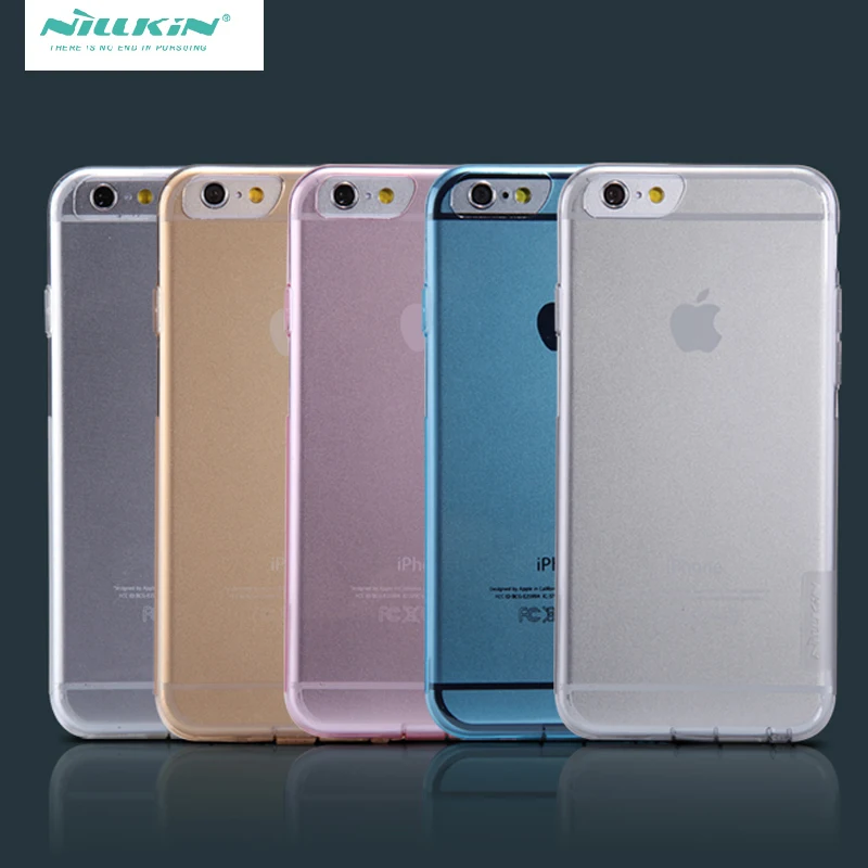 

NILLKIN Ultra Thin Nature for iphone 8 6s 6 7 plus clear case tpu S Line TPU Soft Back fundas for iphone X XS XR XS Max case