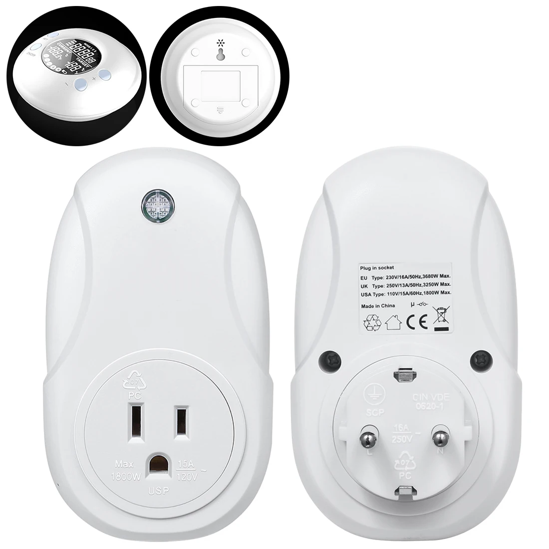 

New Digital Wireless Thermostat Room Temperature Controller Heating and Cooling Function with Remote Control
