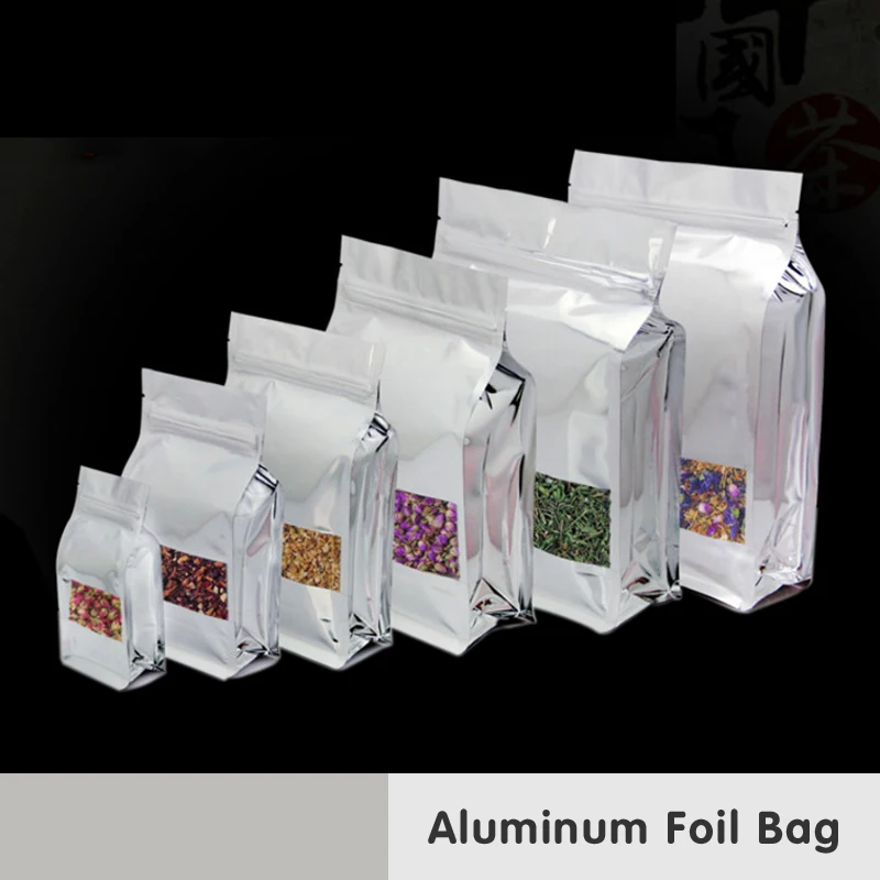 Capacity Large Aluminum Foil Stand Zip Lock Mylar