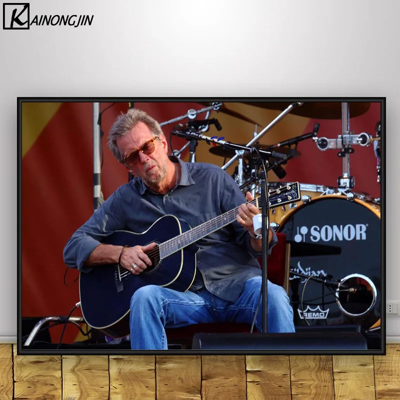 

Eric Clapton Music Singer Poster Wall Art Canvas Painting Wall Picture Posters and Prints Room Decorative Home Decoration