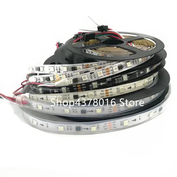 

WS2811 5050 RGB LED Strip 1m/5M 150 300Leds Individual Addressable DC12V White/Black PCB, 2811 led strip Addressable Digital