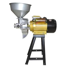 Macchina burro di arachidi wet & Dry Raffinatore Commerciale chicchi di Grano grinder per il tofu, Tahini, salsa di peperoncino, farina di mais, ecc 220V 3.5kw