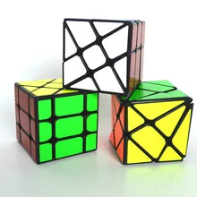 3 шт./компл. куб Yongjun Axis Cube Фишер куб Hot-wheel волшебный куб Magio Cubo игрушки для детей наклейка версия головоломка