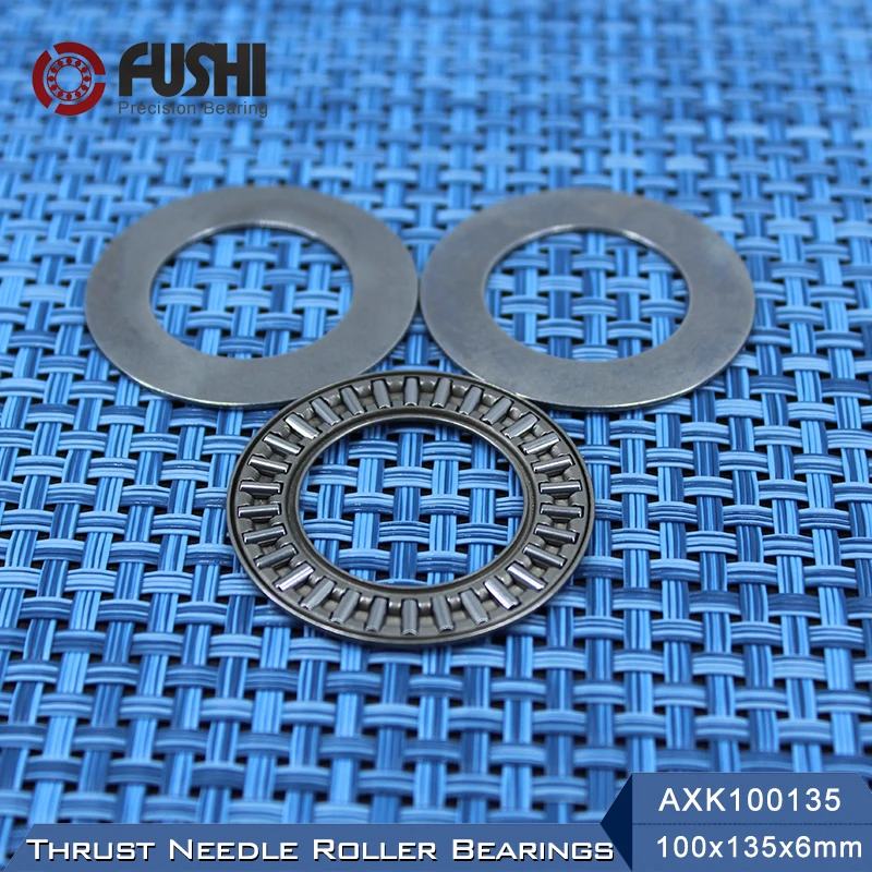 

AXK100135 + 2AS Thrust Needle Roller Bearing With Two AS100135 Washers 100*135*6mm ( 1 Pcs) AXK1120 889120 NTB100135 Bearings