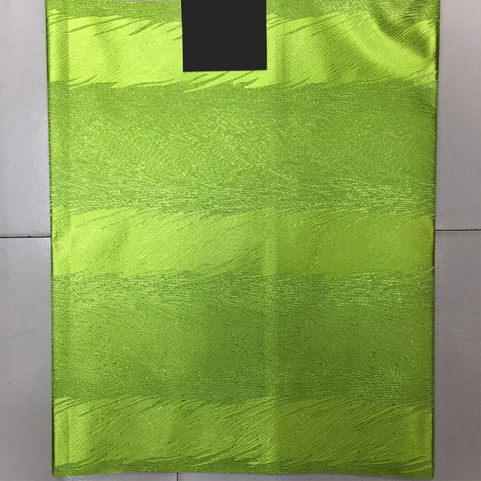 

2 piece Lemon Green Sego Gele/ African wedding Gele/Nigerian gele head Tie for Formal occasions LXL-24-8