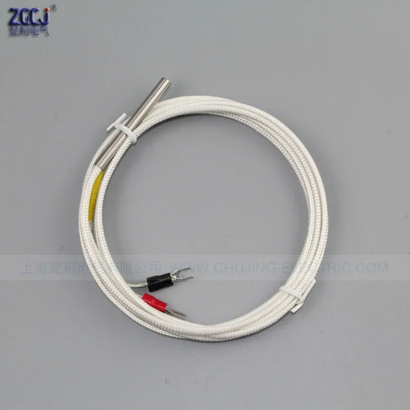 

0-600'C degree Type K thermocouple probe with Corrosion resistant materials wire temperature sensor with 50*5mm temp. probe