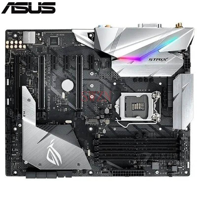 

original New Desktop motherboard For ASUS ROG STRIX Z370-E GAMING Z370 LGA 1151 4*DDR4 support 64G 6*SATA3 2*M.2 ATX