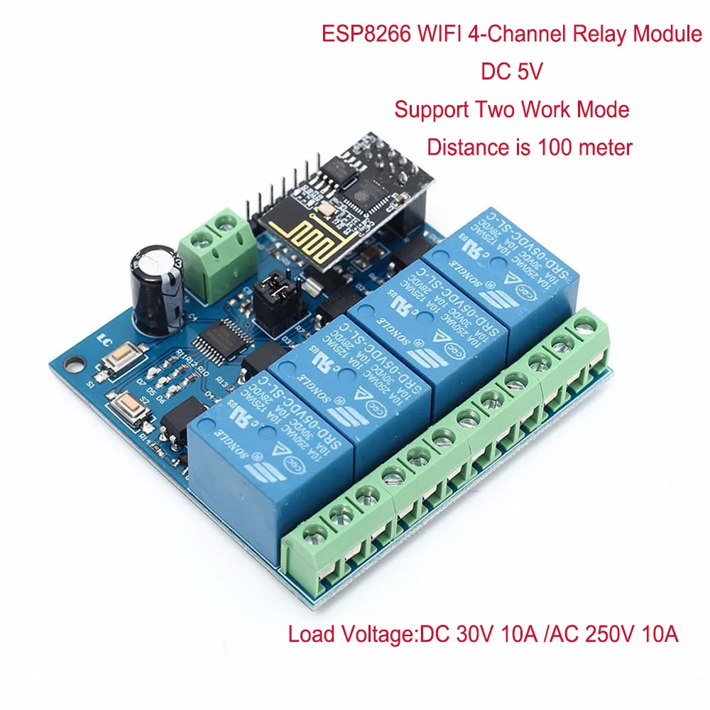 ESP8266 ESP-01 Wi-Fi модуль реле дистанционного Управление переключатель 1 2 4 канала 5V 12V для Умный дом IOT передача с помощью приложения на телефоне Управление;