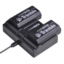 Комплект из 2 предметов 54344 Батарея и быстро Зарядное устройство для Trimble 5700 5800 29518 46607 52030 38403 R6 R7 R8 GNSS TR-R8 gps для Pentax Ei-D-Li1