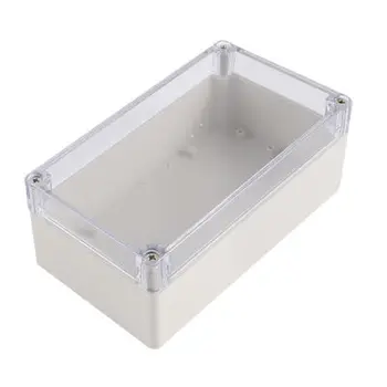 

Dustproof IP65 Clear Cover Plastic Electronic Project Junction Box 158x90x60mm