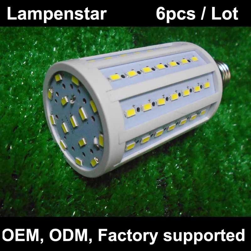 E27 лампочки кукурузы 5 W 10 W 15 W 20 W 22 W 25 W 30 W светодиодный 5630 SMD220V лампа высокой яркости теплый белый/холодный белый 6 шт./лот