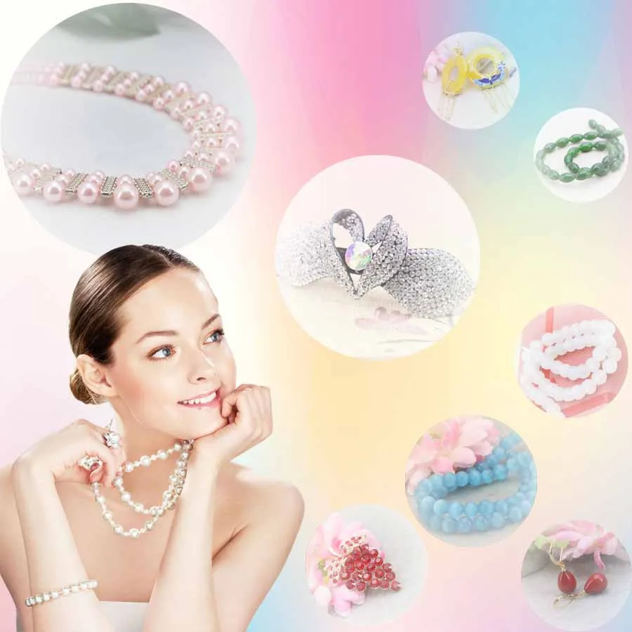 10x14 мм многоцветные стеклянные бусины украшения из жемчуга ожерелье браслет поделки свободные DIY Овальные счастливые камни подарок для девочек ювелирные изделия