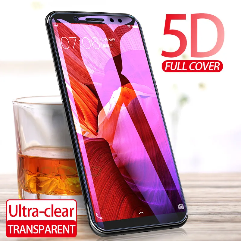 OICGOO 5D закаленное стекло для Xiaomi Rradmi 4X 4A Note 5 5A полное покрытие Защита экрана Redmi Plus