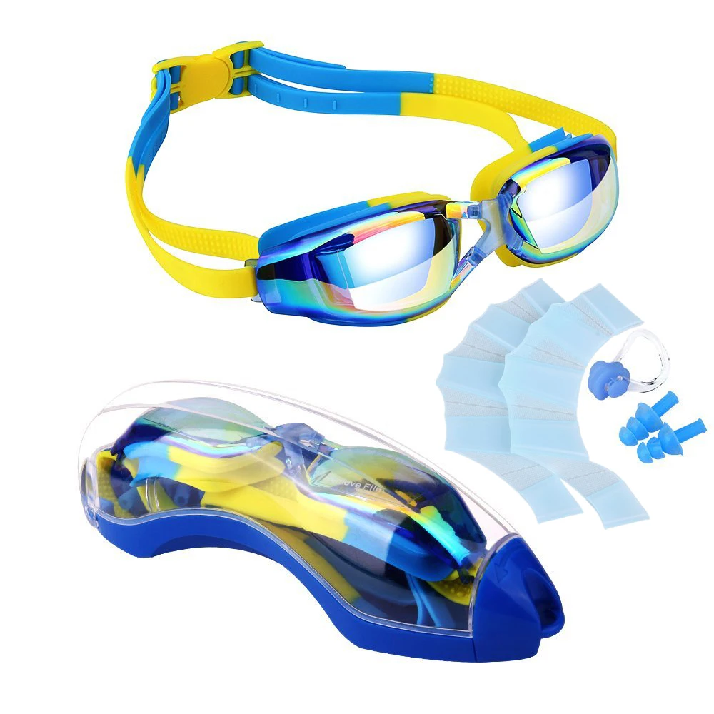Ranka Waterproof Anti fog UV Protection Swim Glasses Kids Swimming