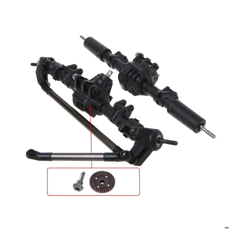 

1:10 RC Crawler Complete Differential Axle for Axial SCX10 II 90046 90047 Car Upgrade Parts