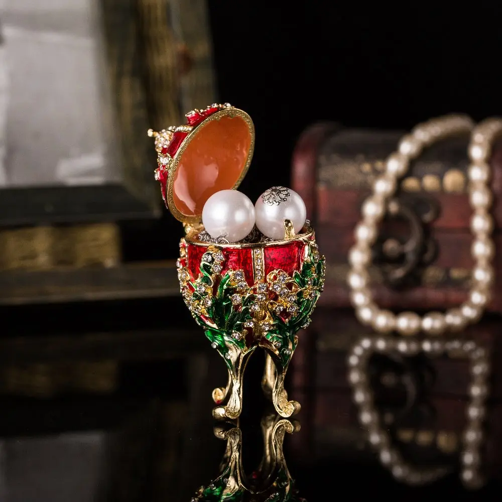QIFU Новое поступление домашний декор Faberge яйцо 1898 ландыши копия яйца для домашнего декора