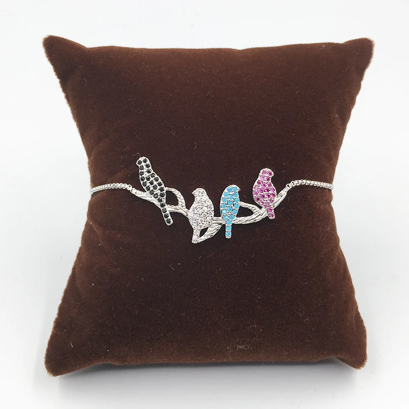 Браслет HADIYANA Шарм роскошный дизайн для женщин элегантные ювелирные браслеты вечерние подарок с кубическим цирконием SL274 аксессуары Mujer