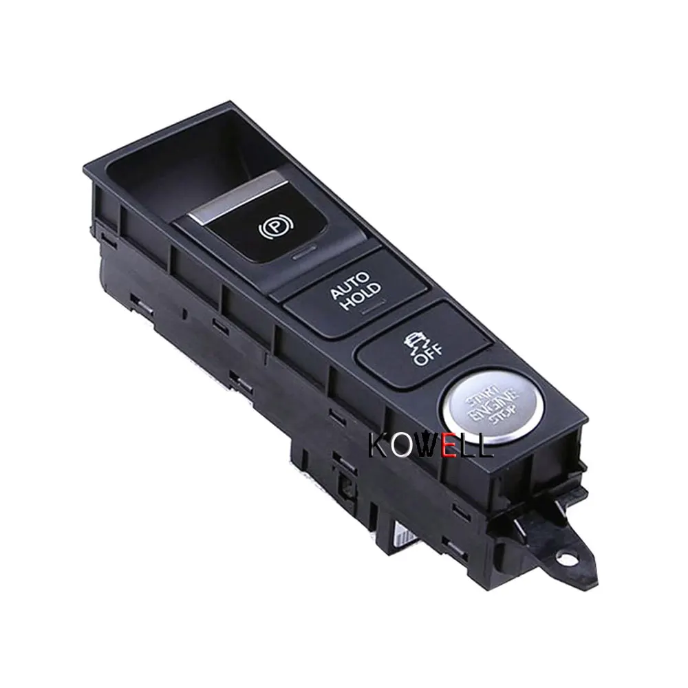 Black Hand Brake Button Auto Engine Start Switch For VW Passat B7 VW CC