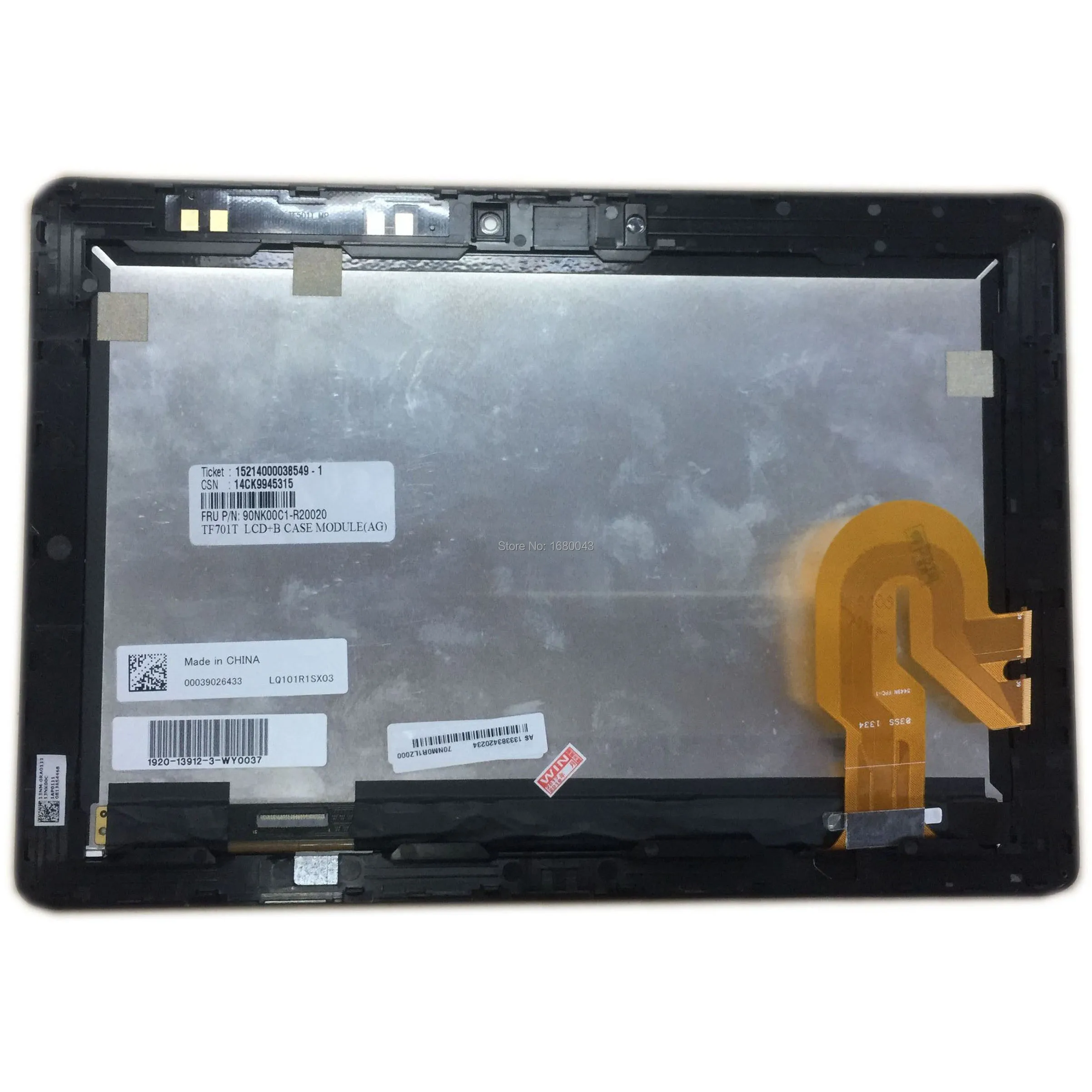 

LQ101R1SX03 LCD LED Screen Touch Screen Digitizer Assembly Replacement Part Frame For Asus Transformer Pad TF701T TF701