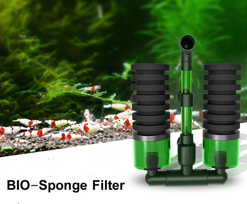 

Super Biochemical Sponge Filter Aquarium Bio-Filter Qanvee BIO SPONGE Filter For fish tanks or shrimp tanks