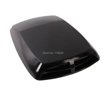 

1Pcs Brand New Black Decorative Stickers Car Air Flow Intake Vent Bonnet Hood Scoop Cover DIY Styling ABS Free Shipping