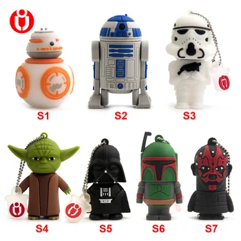 

Pen drive 64GB, Cartoon USB Pen drive Star wars darth vader 4GB/8GB/16GB/32GB usb flash drive flash memory stick pendrive U disk