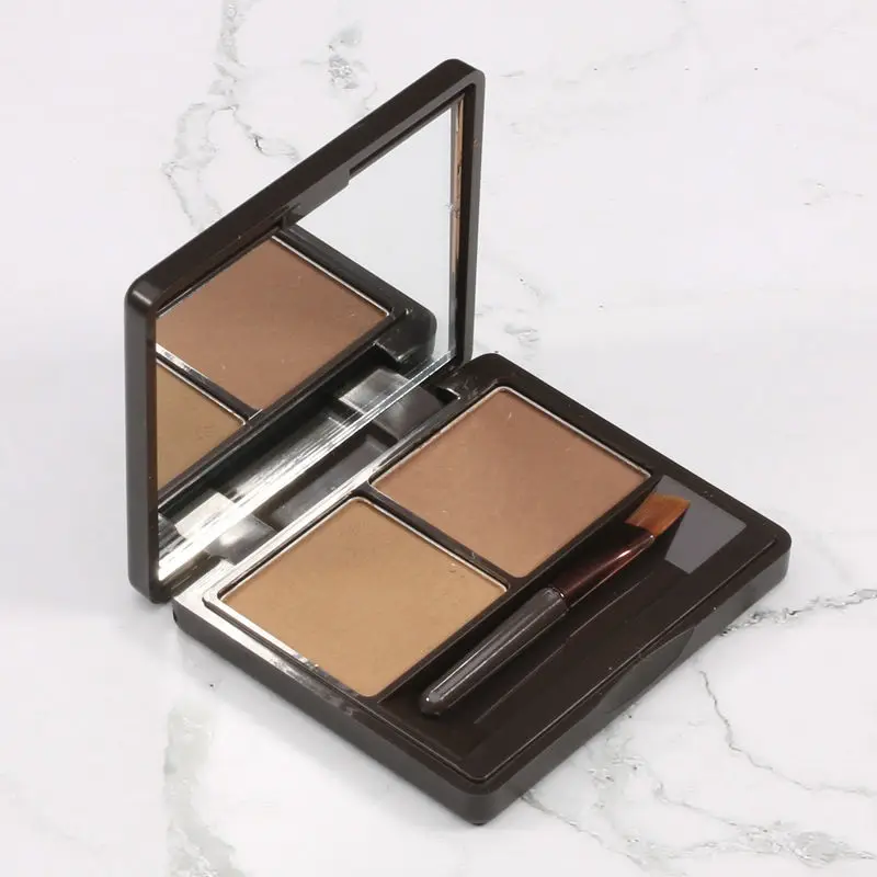 

Eyebrow Powder Palette Makeup Brush Contour Pressed Cheek Powder Waterproof Eyebrow Enhancer Eye Shadow Makeup Mirror Box