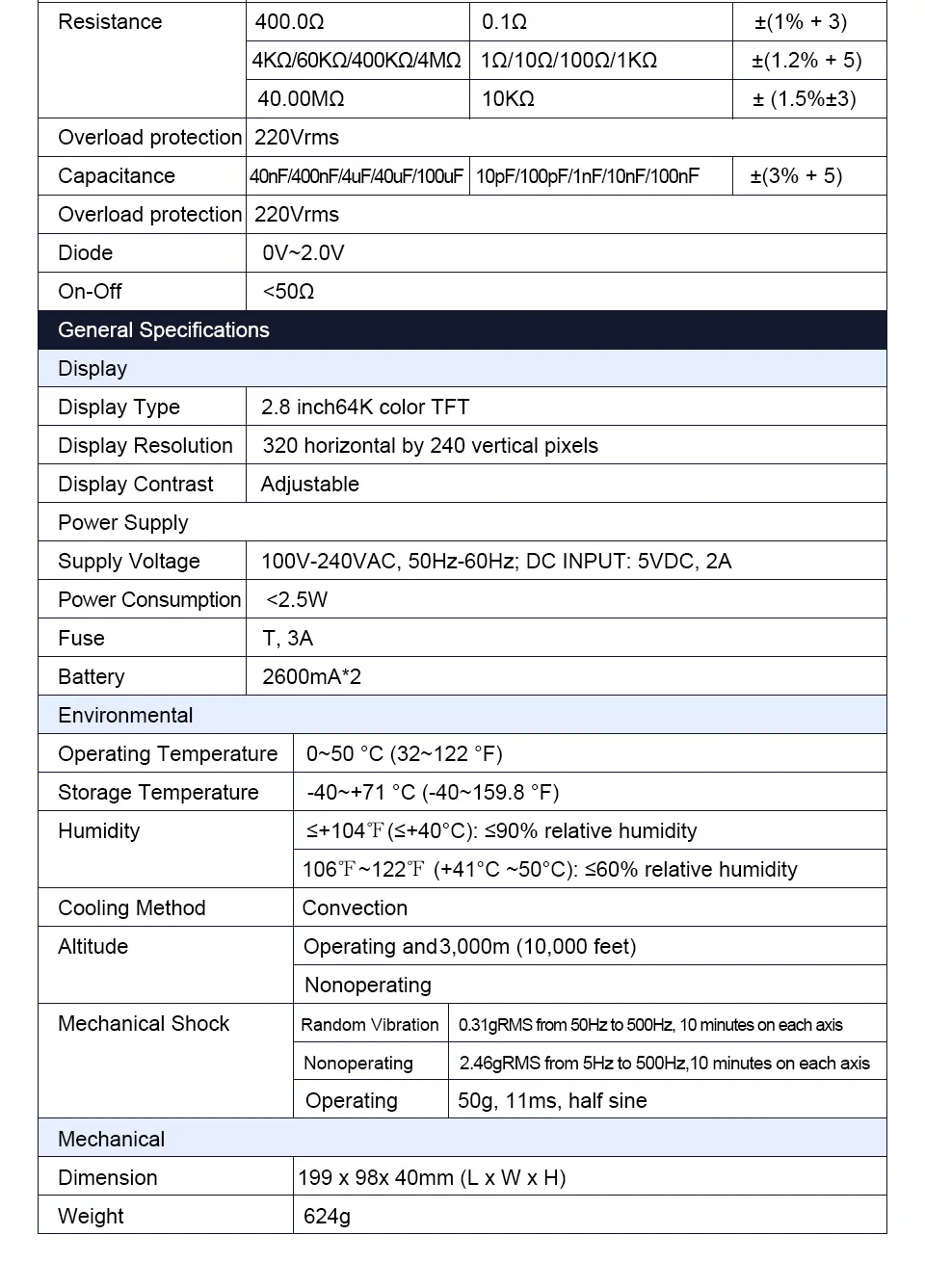 Hantek 3in1 Digital Oscilloscope+Waveform Generator+Multimeter Portable USB 2 Channels 40mhz 70mhz LCD Display Test Meter Tools Ultra-low Power Design With Large-capacity lithium Battery One-key AUTO