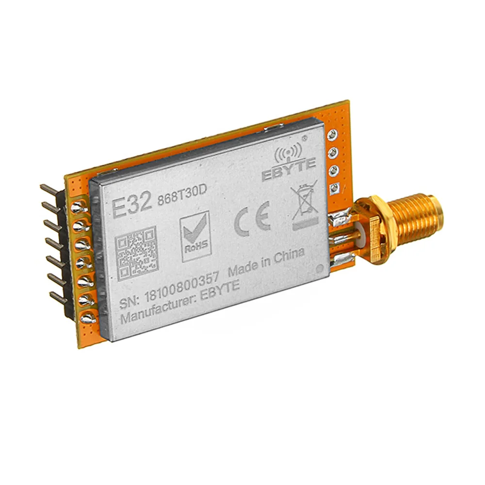 LEORY LoRa 868 МГц SX1276 SX1278 беспроводной передатчик и приемник RF Удаленный модуль 1 Вт UART приемопередатчик RF модуль