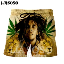 Модные панк повседневные аниме для отдыха Рок Боб Марли для мужчин, женщин, детей, спортивные забавные регги Harajuku пляжные тренировочные брюки, шорты E504