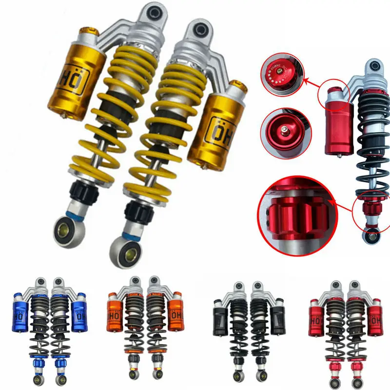 2PCS 320mm 5 colours Motorcycle Adjust damping Nitrogen Shock Absorbers