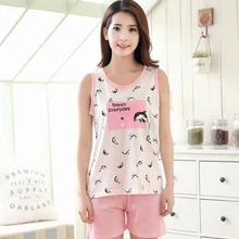 Брендовая летняя хлопковая Для женщин пижамные комплекты, одежда для сна в мультяшном стиле «Гладиатор» с ремешками, женская обувь, женская пижама Пижамы розового цвета женские лаунж пижамы