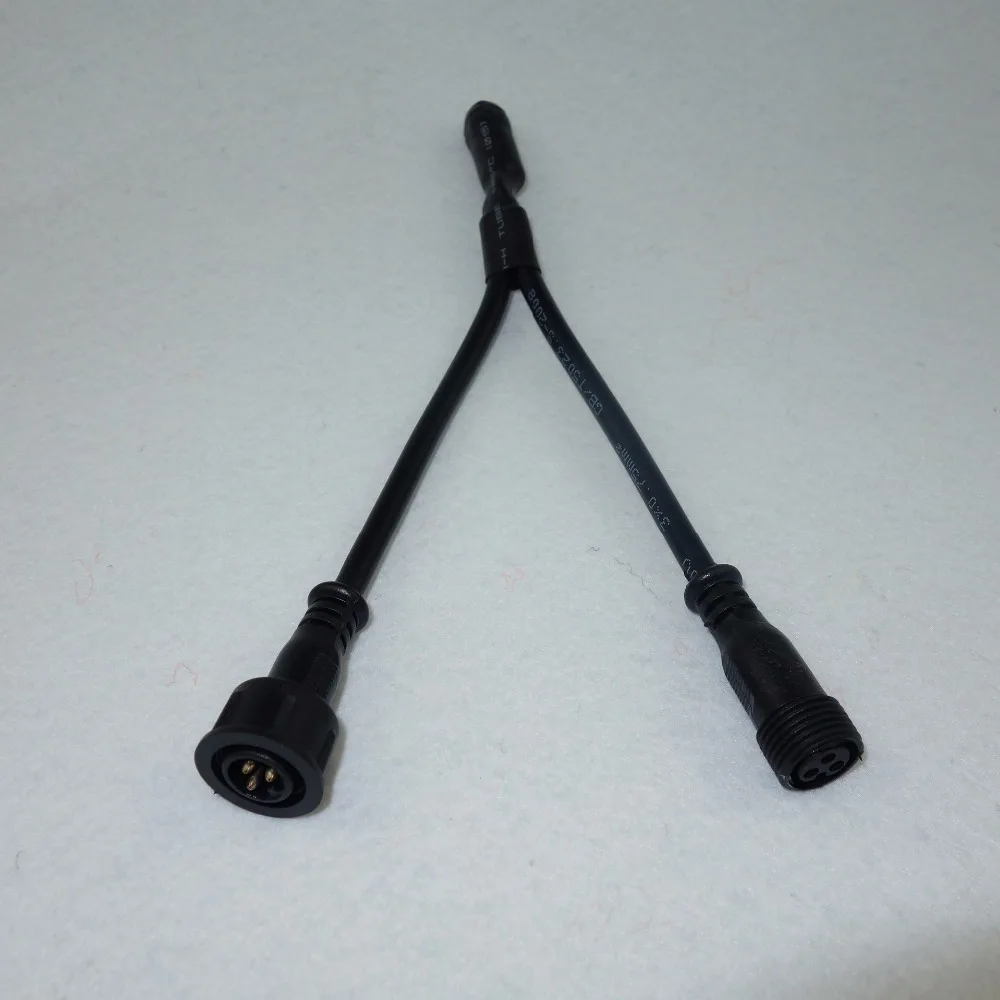 

DC5V WS2811 "null" pixels to regenerate the data signal with 13.5mm 3 core black waterproof pigtails