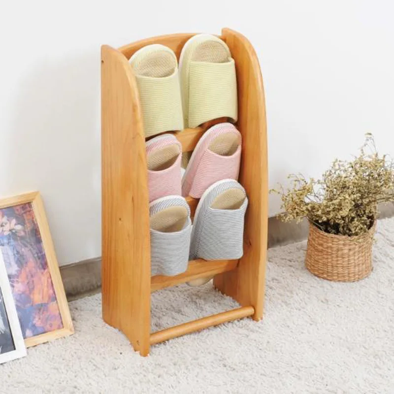 100% oak shoe rack,3 layers and 4 layers, solid wood storage rack,wooden living room furniture