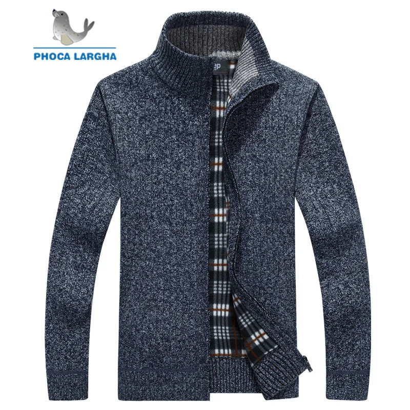 Men's Sweaters coat Spring autumn Warm Cashmere Wool Zipper Pullover Fleece Cardigan Sweaters Man Casual Knitwear Plus Size Men's Sweaters coat Spring autumn Warm Cashmere Wool Zipper Pullover Fleece Cardigan Sweaters Man Casual Knitwear Plus Size