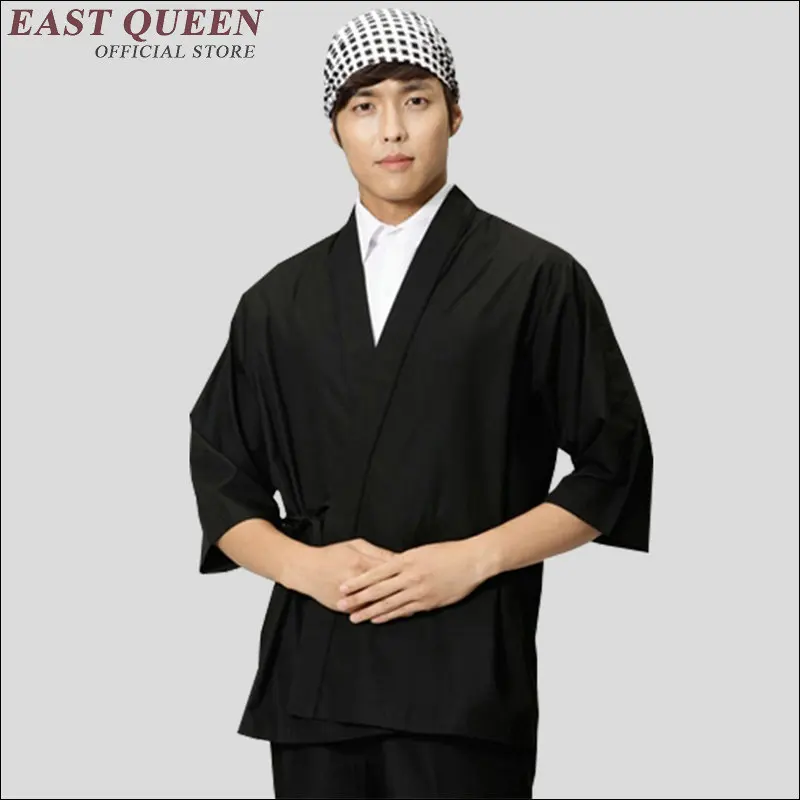 Food service men japanese chef jacket sushi chef uniform male japanese
