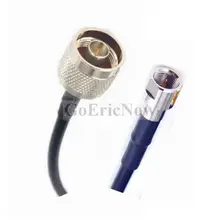 5 pces rf coaxial n macho para fme macho para rg58 jumper cabo conector (15cm)