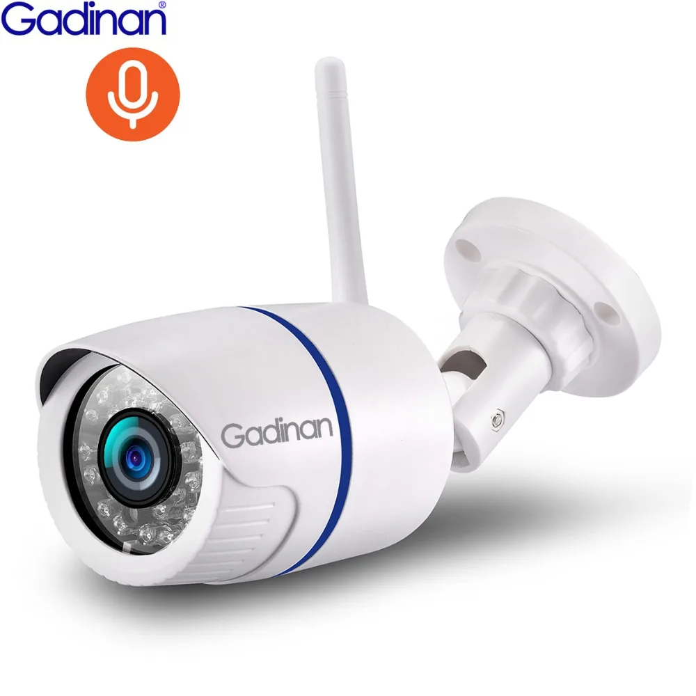 IP-камера Gadinan 1080P WiFi наружная Водонепроницаемая камера видеонаблюдения с ночным