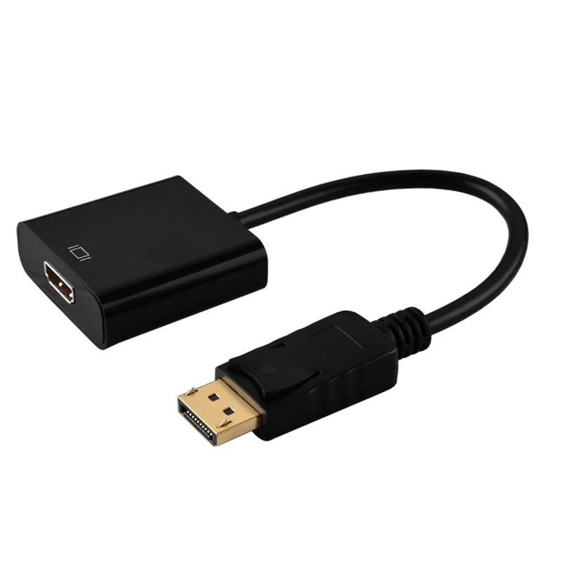 Кабель переходник GuSou с портом дисплея DP на VGA HDMI Female белый M/F|display port dp|dp to vgavga hdmi |