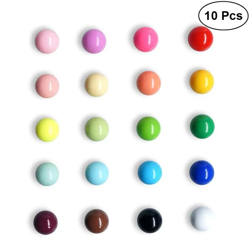 

Fridge Magnets Spherical Muliticolor Refrigerator Office Magnets for Calendars Whiteboards Maps Resin Decoration 10/20 pcs/set