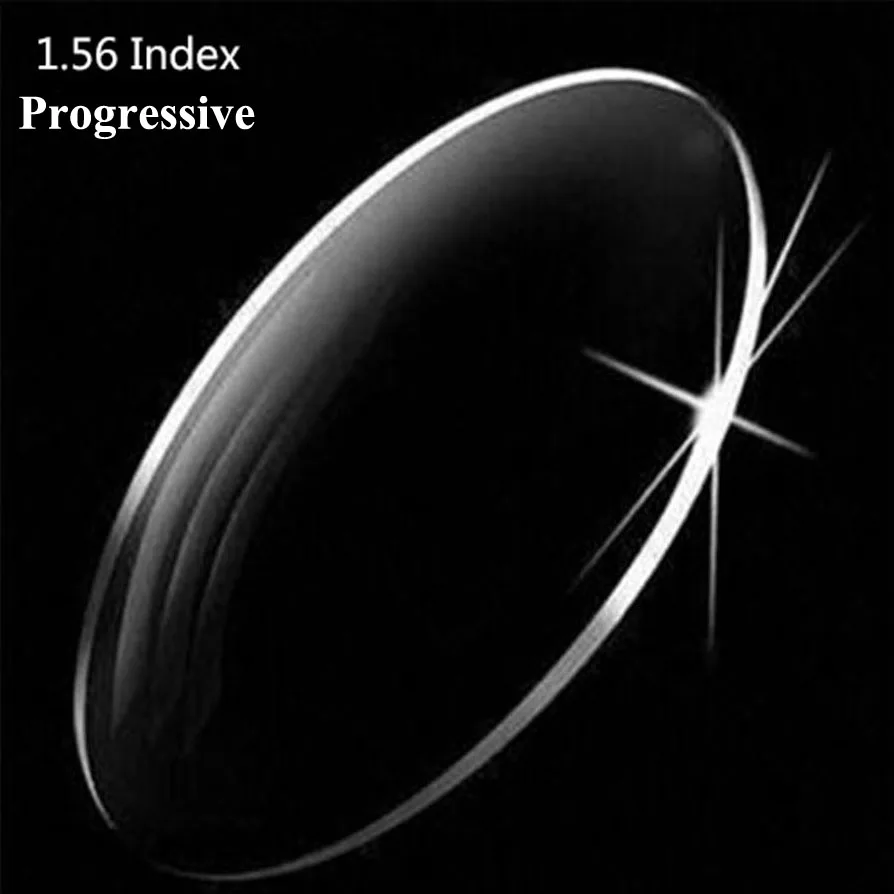 1.56 Index Aspherical Resin Prescription Progressive Lens HMC Anti scratch & Anti Reflective