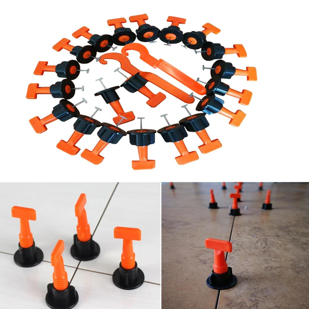 50PCS Tile levellers Mini Level Wedges Alignment Tile Spacers for Wall
Floor Tiles carrelage Leveling Leveler Locator Spacers