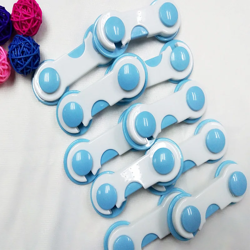 10 قطع 1 مجموعة الطفل درج قفل todder الطفل الاطفال الباب أدراج خزانة قفل أمان الرعاية حماية البلاستيك الوردي الأزرق الغلاف