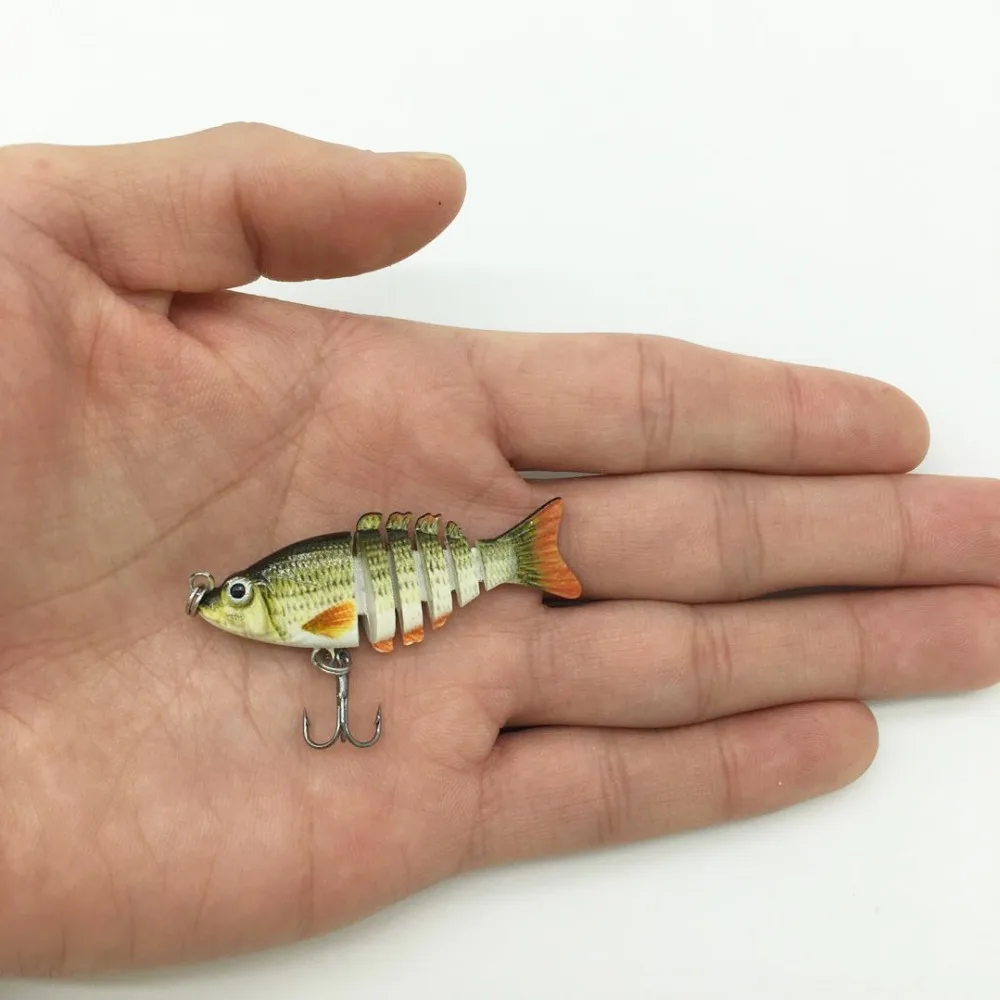 1 шт. 5 см 2 г мини приманка для рыбалки Sahte Yemler Swimbait Grankbait жесткая мульти шарнирная