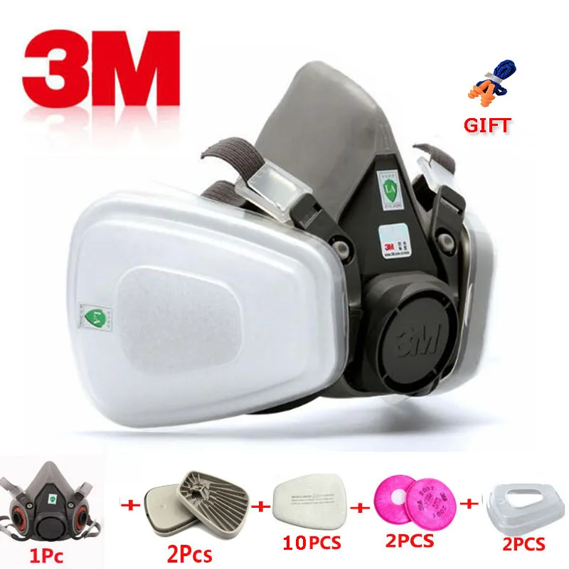 17 в 1 3 м 6200 промышленная полумаска спрей краска противогаз ...